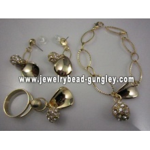 gold plated jewelry set