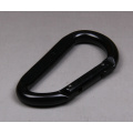 D-Form Black Steel Safety Carabiner / Karabiner