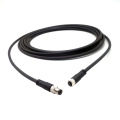 Shielded M8 Male to M8 Female Electrical Cable