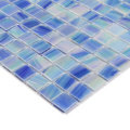 Moda de vidrio Arte Mosaico Piscina Azulejos iridiscentes