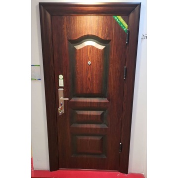 Último diseño interior moderno puerta de madera maciza