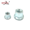 Tipos de nueces de brida Hexagon Galvanized Bida Nuez