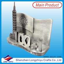 Soft esmalte de aleación de zinc 3D titular de la tarjeta de visita