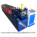 Steel profile shutter door gate frame shaping machine