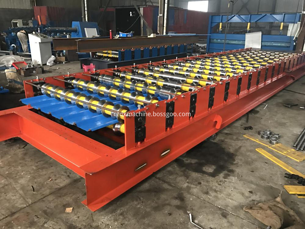 0.3-0.8 mm trapezoidal roll forming machine
