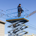 4-16m Manual MOVILE SICELOR LISTO HIDRÁULICO Móvil de tijera eléctrica Plataforma de elevación Power Man Lift Ayerial Trabajo de plataforma