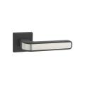 Fancy solid brass straight knurled lever door handle