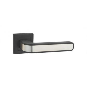 Fancy solid brass straight knurled lever door handle