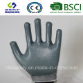 Gant de polyester 13G avec gants de travail en nitrile 3/4 (SL-N116)