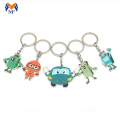 One piece wholesale metal keychain with logo