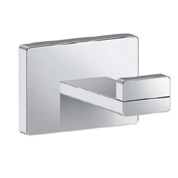 Brass Robe Hook Polished Chrome