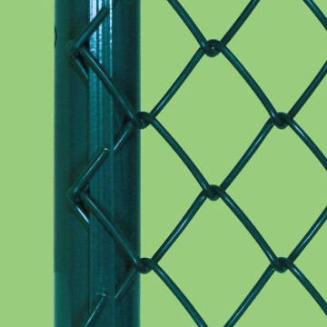 Football Field pvc coated chain link fence