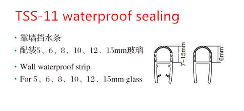 Glass Waterproof Pvc Seal Strip