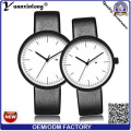 YXL-059 promoción venta caliente cara mármol señoras reloj cuero genuino mujeres muñeca reloj negocios lujo moda relojes