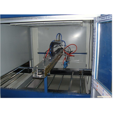 automatic spray painting line for wood products