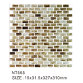 Popular product light frosted modern glass mosaic