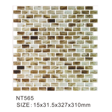 Producto popular mosaico de vidrio moderno esmerilado claro