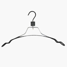 Double lines PVC coated cloth hanger with groove