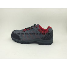 Suede Leather Wear-Resisting Rubber Safety Shoes Outdoor Shoes (16067)