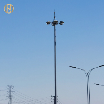 Polte de luz de mástil alto al aire libre galvanizado de Dip Hot Dip