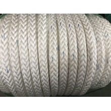 La fibra química 12-Strape rope el polietileno de la cuerda del amarre, poliéster mezclado, cuerda de nylon