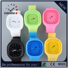 Unisex Jelly Gel Silicone Band Quartz Wrist Watch (DC-347)