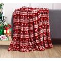 Soft Warm Christmas Fuzzy Raschel Fleece Thick Blanket