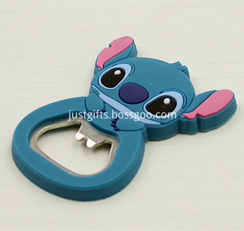 Promotional Cartoon PVC Beer Bottle Opener 4