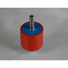 Heat transfer machine rubber roller