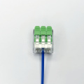 3pins luminaria 221 conector universal conector rápido