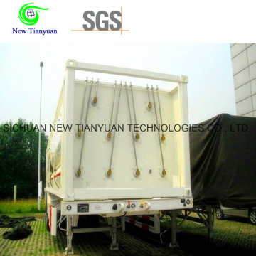 9 Jumbo Cylinders CNG Natural Gas Storage Container Trailer