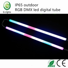 IP65 outdoor RGB DMX led digital tube