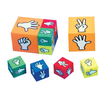 juego de juego ecológico dados espuma eva juguetes para niños
