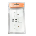 Enchufe doble de pared de la pared USB Reino Unido