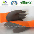 Latex Frosted Gloves, Sandy Finish Safety Work Gloves (SL-RS307)