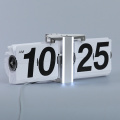 LED Light Flip Clock for Wall Decoration