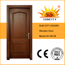 High Quality Teak Plywood Door Indian Main Door Designs (SC-S128)