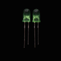 5mm diffuse grüne LED 17mm Short-Pin 530nm LED