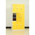 steel yellow 9 door locker