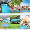 Tapis de plage sans sable imperméable pliable extérieur