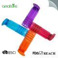 Plastic Fruit Water Bottle Flip Top Straw Cap