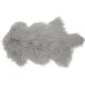 Genuine Mongolian Lamb Curly Fur Pelt throw rug