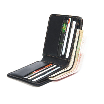 High Quality Leather Carbon Fiber Wallet RFID Wallet