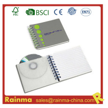 Spiral Notebook with CD Pocket