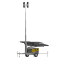 Tour de lumière solaire hybride de 9 mètres