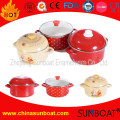 Émail pour la cuisine Set Casserole Housewares ustensiles de cuisine