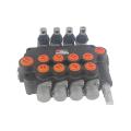 80lpm 1-7 way hydraulic manual control monoblock valve