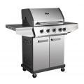 4 Burner Gas BBQ Grill with Side Burner