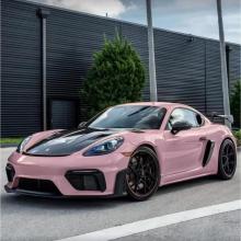 Pet Oolong Tea Milk Pink Car Wrap Wrap