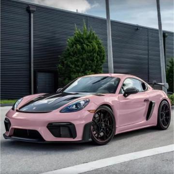 Pet Oolong Tea Milk Pink Car Wrap Film